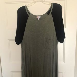 Hunter Green Carly Dress